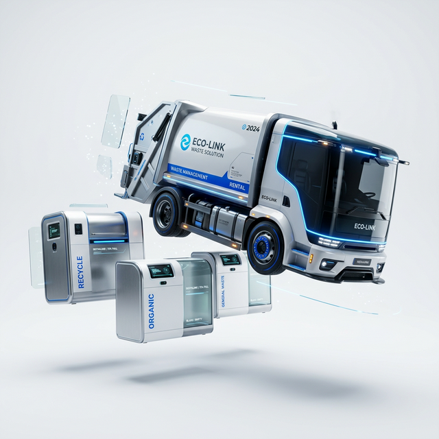 Modern Waste Management Illustration